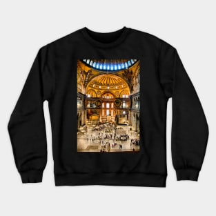 Turkey. Istanbul. Hagia Sophia. Interior. Crewneck Sweatshirt